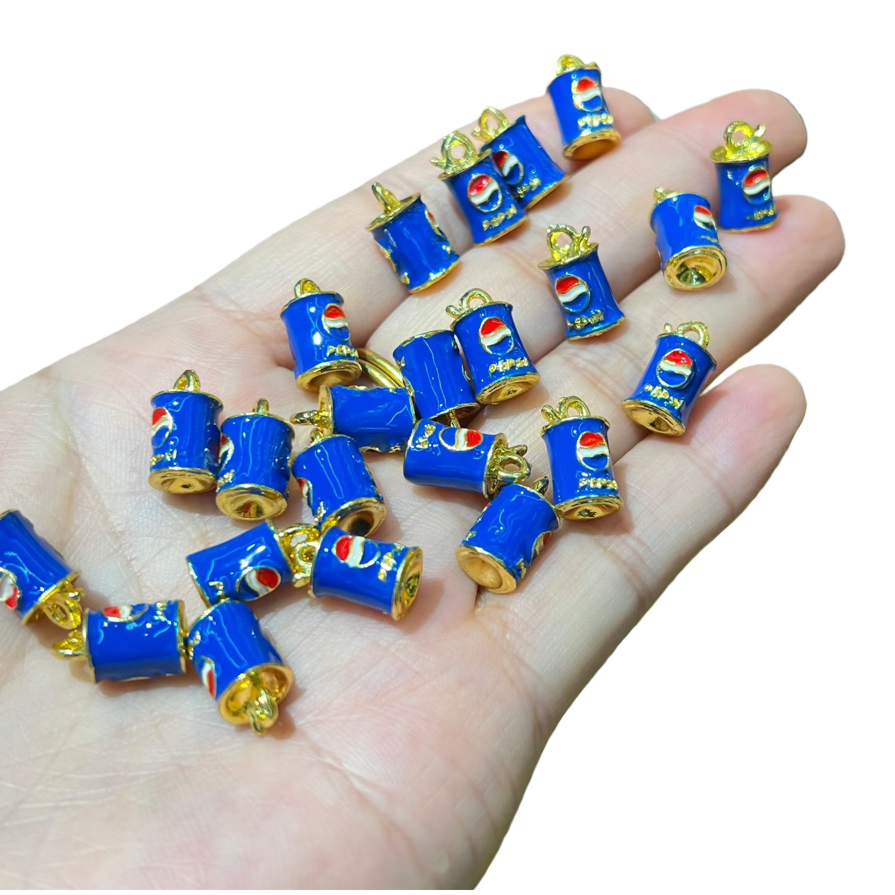 Blue Pepsi-Cola can-shaped pendant is a fashionable, individual and trendy gift accessory Item Picture
