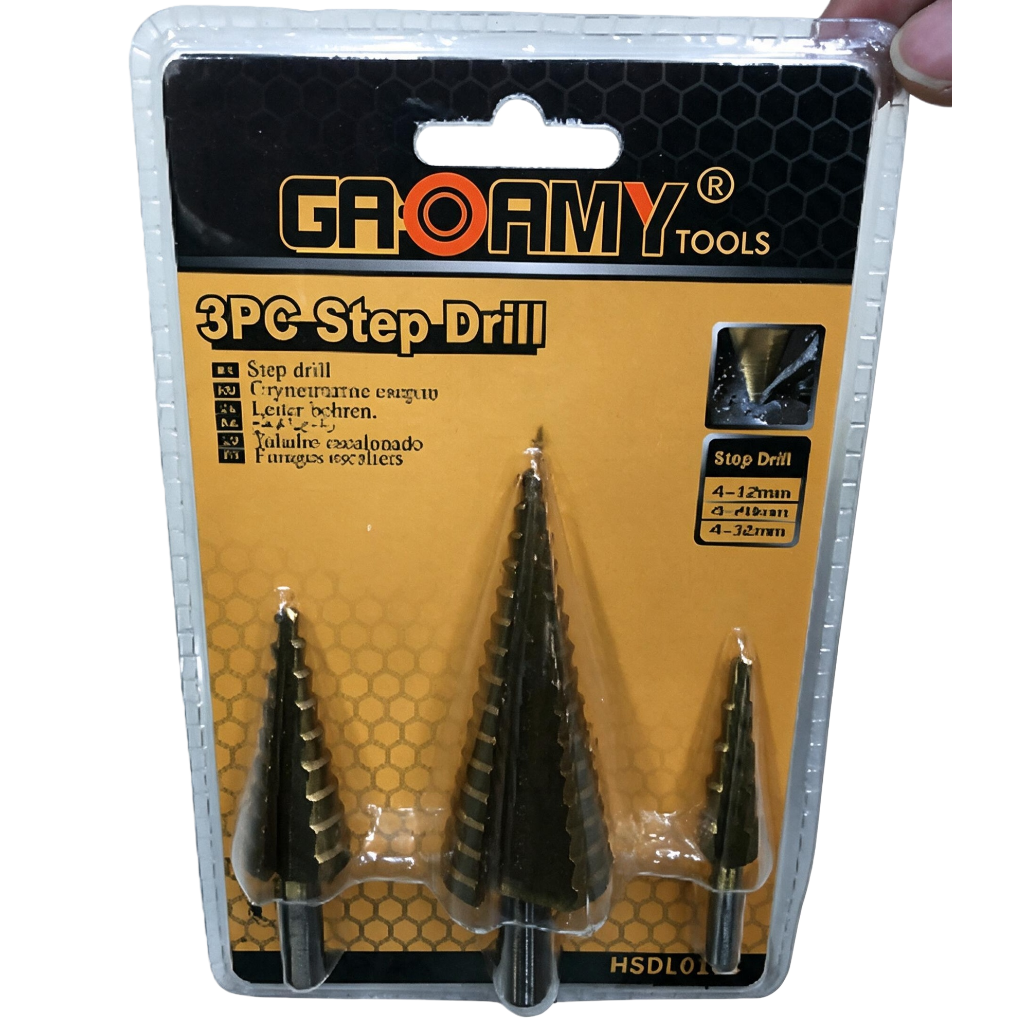 Multi-functional metal drill bit set, household and industrial portable electric drill accessories, wear-resistant and durable tool consumables combination Specification image