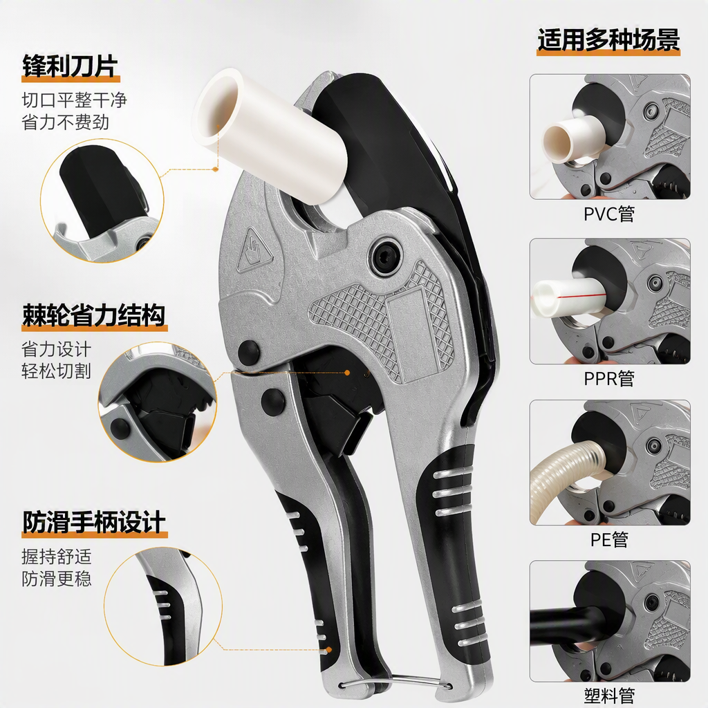 قطع غيار الإصلاح اليدوية لأنابيب معدنية لدائنية متعددة الأغراض Specification image