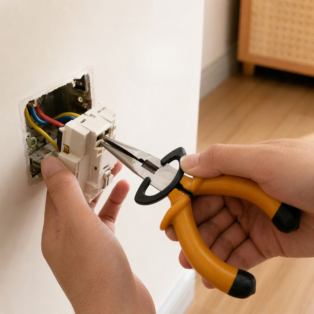 Multi-functional wire cutters, metal wire trimming cutters, hand tools, household repair cutters Specification image