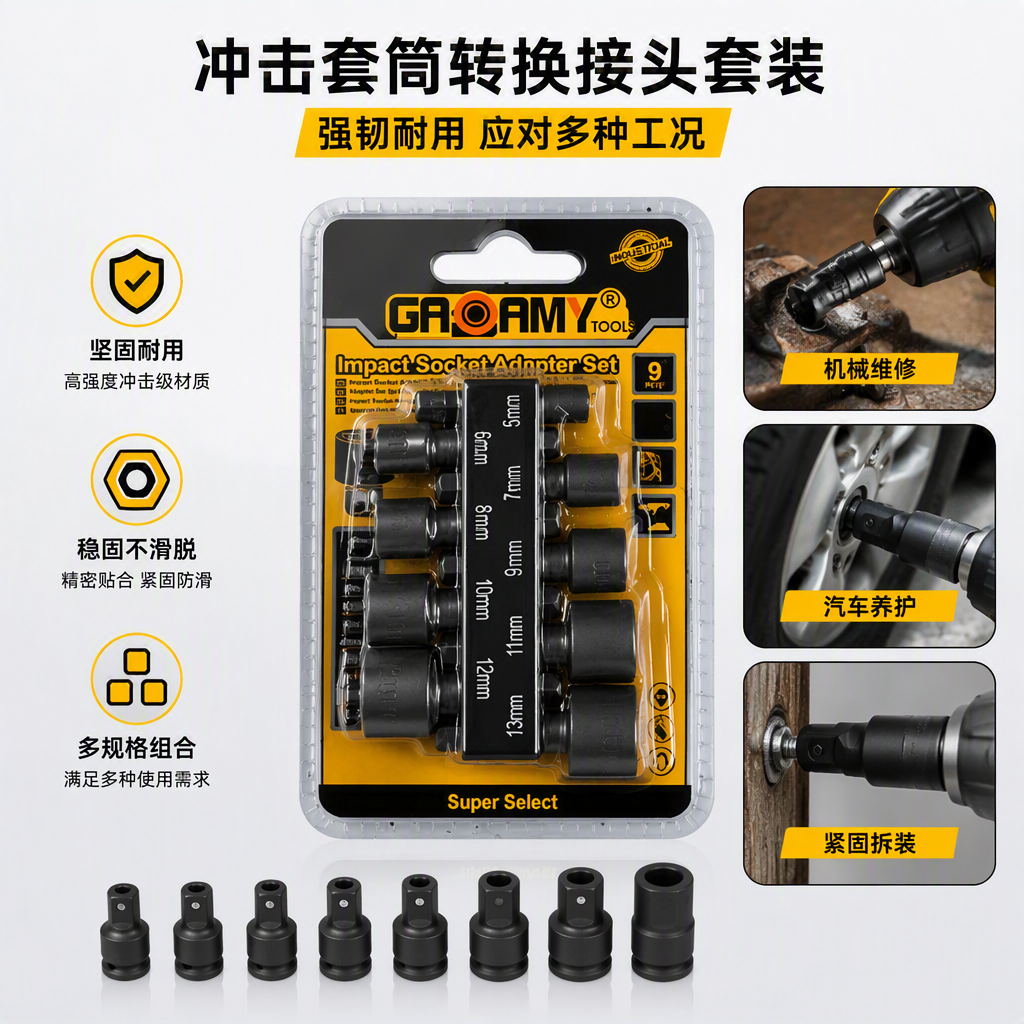 The multi-functional manual wrench socket combination tool is suitable for repairing household and industrial hardware accessories