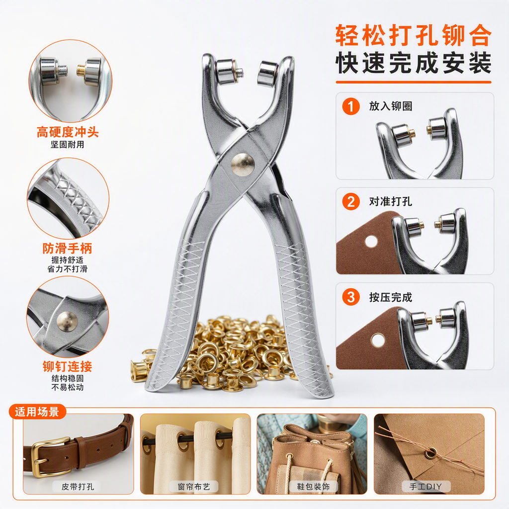 Multi-functional manual riveting gun, fitter's tool, riveting equipment, metal repair and maintenance tool details Picture