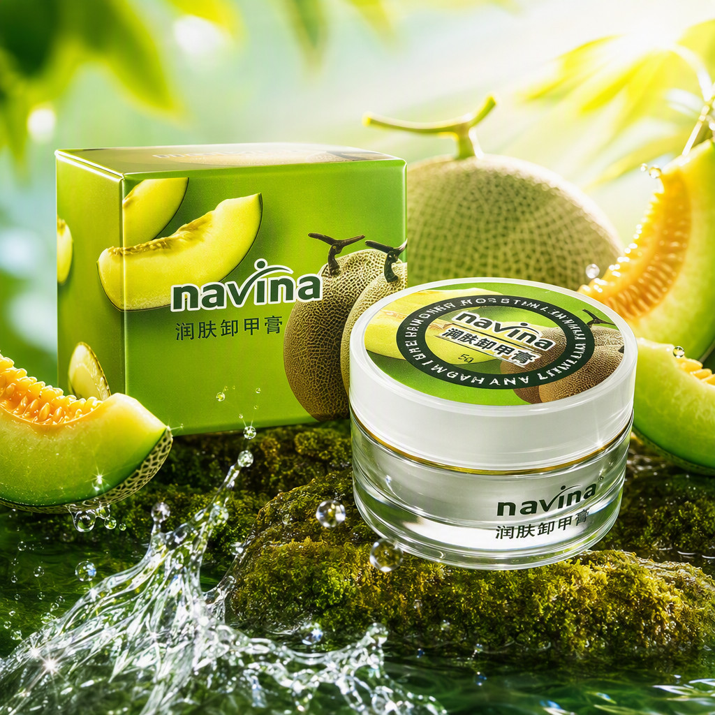 The Green melon theme Deep Makeup Remover Cream gently cleanses, hydrates and moisturizes the makeup remover lotion to care for the skin Specification image