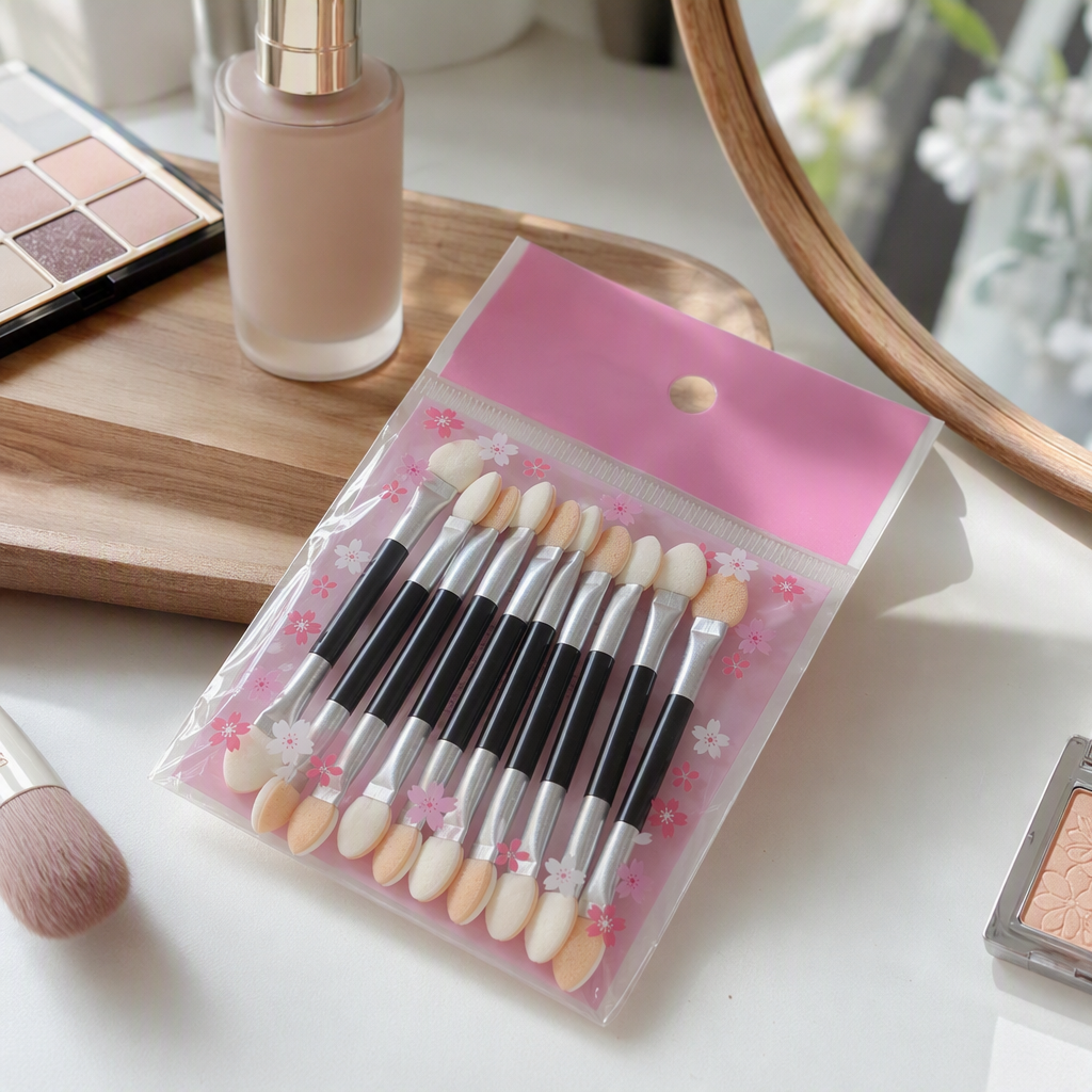 Pink packaging bag makeup brush set, multi-functional beauty tools, makeup supplies, beauty brush combination gift box details Picture