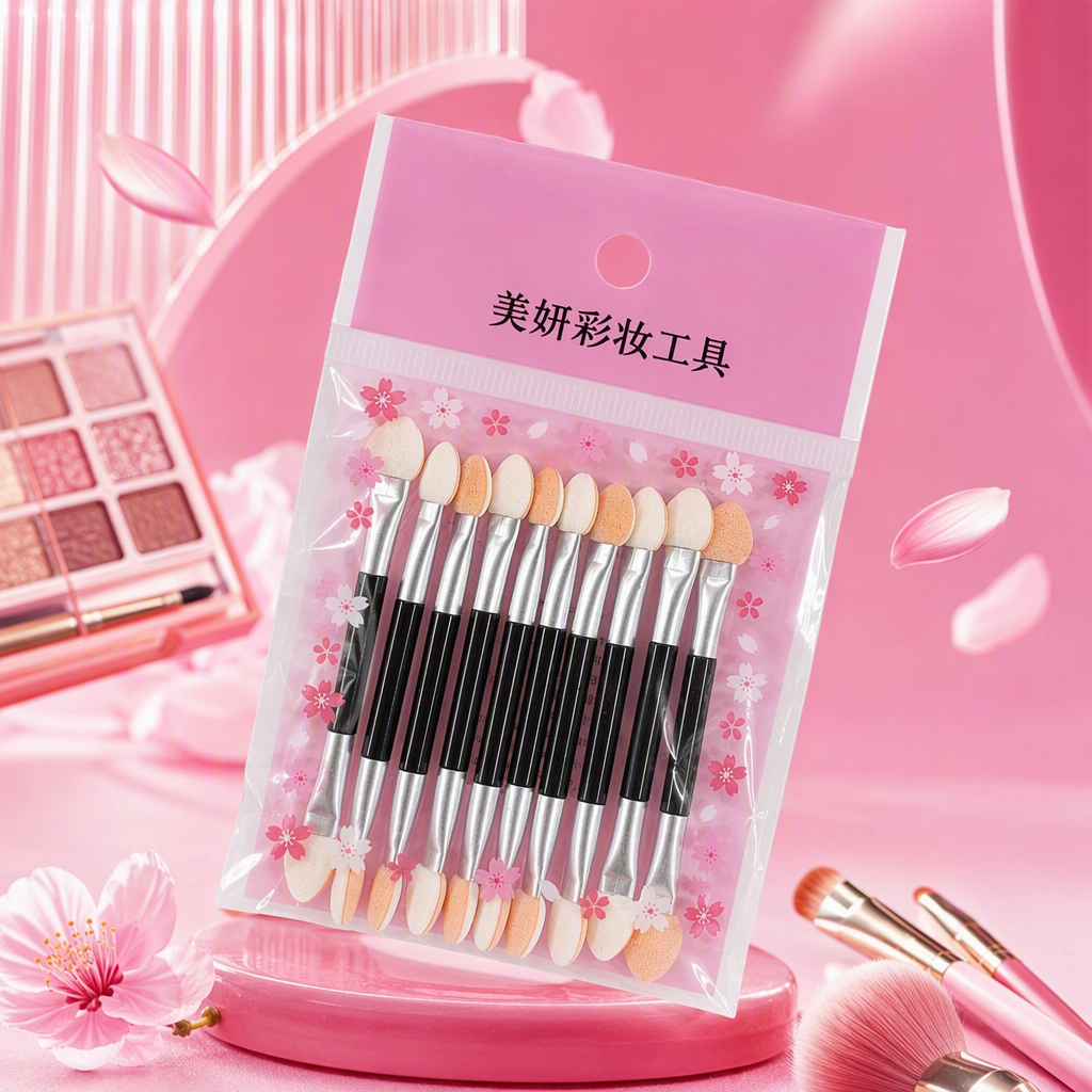 Pink packaging bag makeup brush set, multi-functional beauty tools, makeup supplies, beauty brush combination gift box Specification image