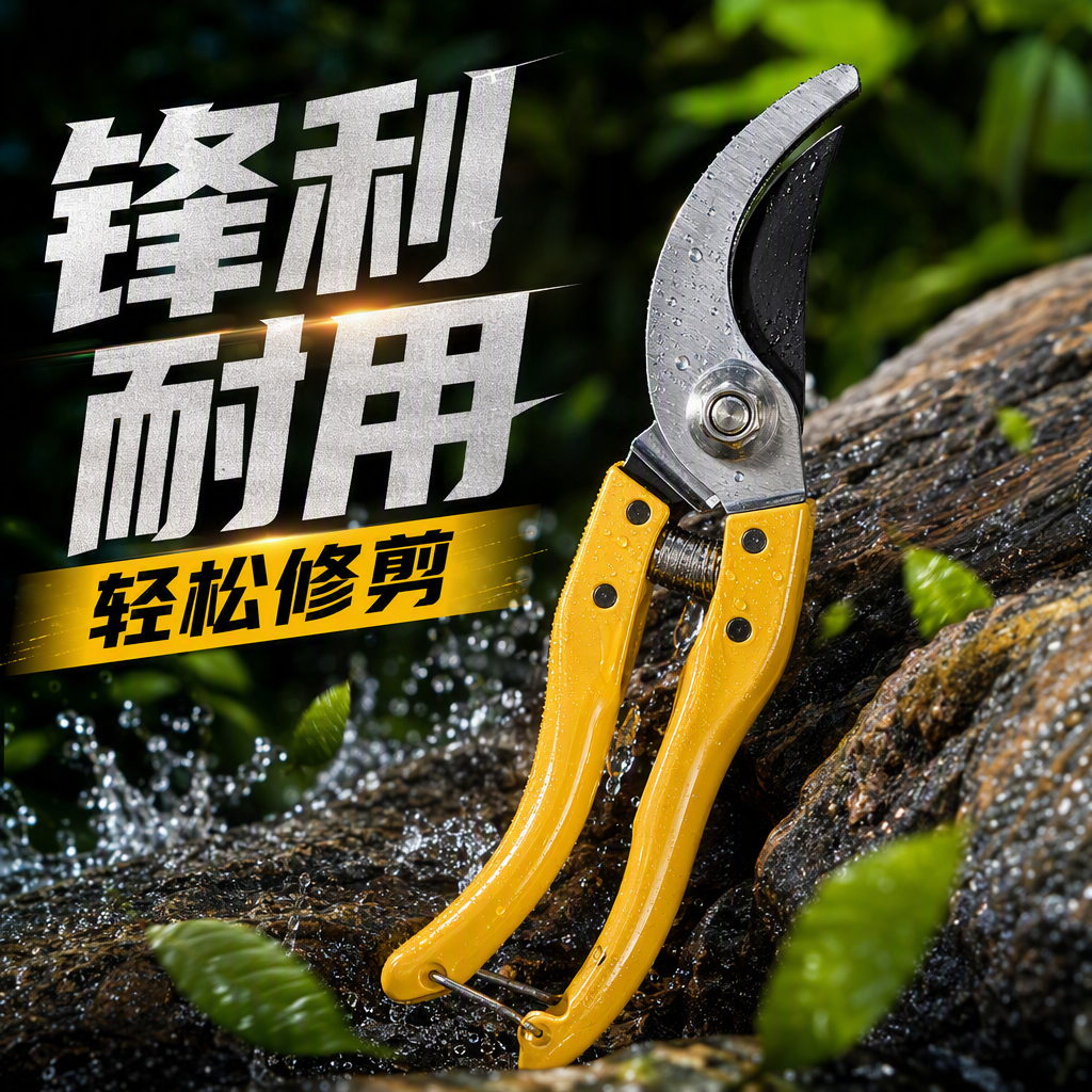 Multi-functional pruning shears, manual scissors, gardening tools, home gardening pruning shears, durable and lightweight details Picture