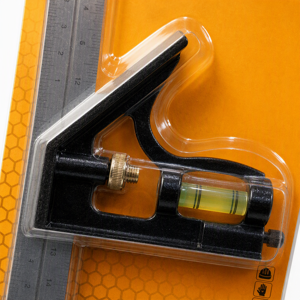 Multi-functional metal Angle gauge measuring tool, precision measuring instrument, factory protractor with locking device Application Scenario