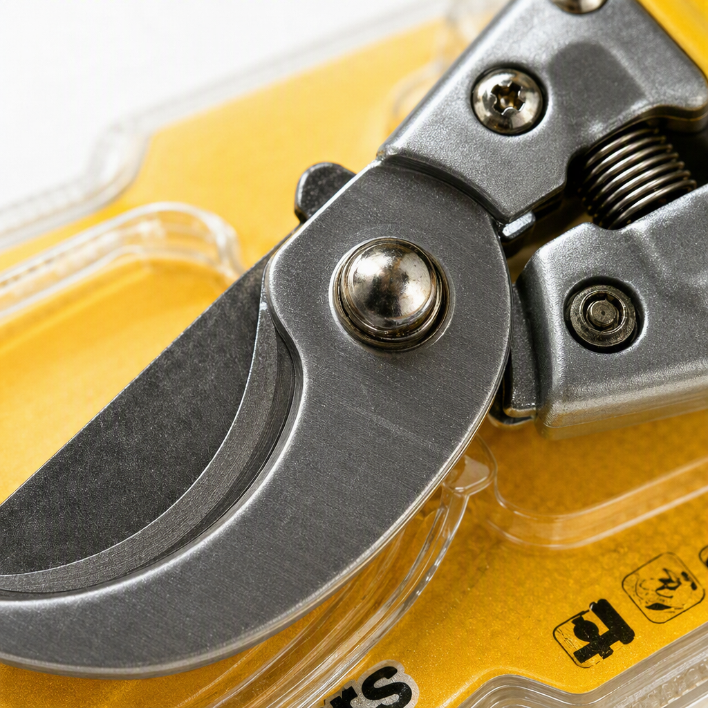 Durable steel pruning shears, a lightweight and multi-purpose garden trimming tool, are suitable for home gardening Application Scenario