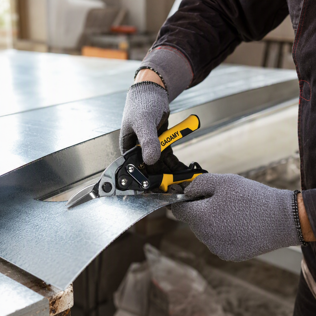 Multi-functional iron sheet shears, hand hardware tools, durable scissors, metal cutters, household and industrial cutting tools details Picture