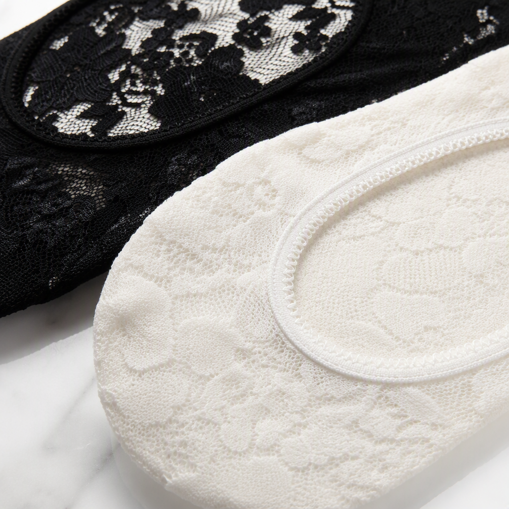 Black lace stockings set, sexy transparent thin women's summer anti-hook silk, white lace sock set, couple style women's stockings combination Application Scenario
