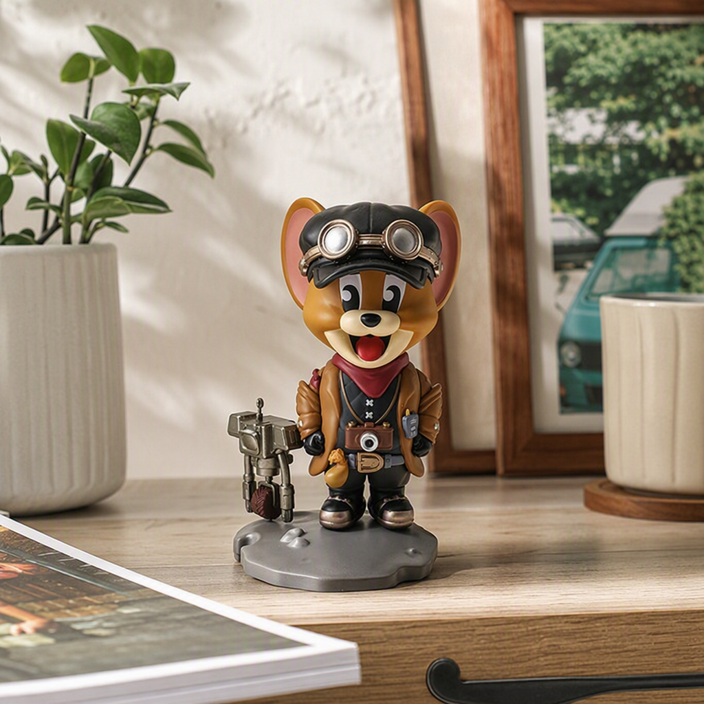 【 Official Authorization 】TOM and JERRY Cheese Planet Adventure Team Figurine -JERRY Specification image