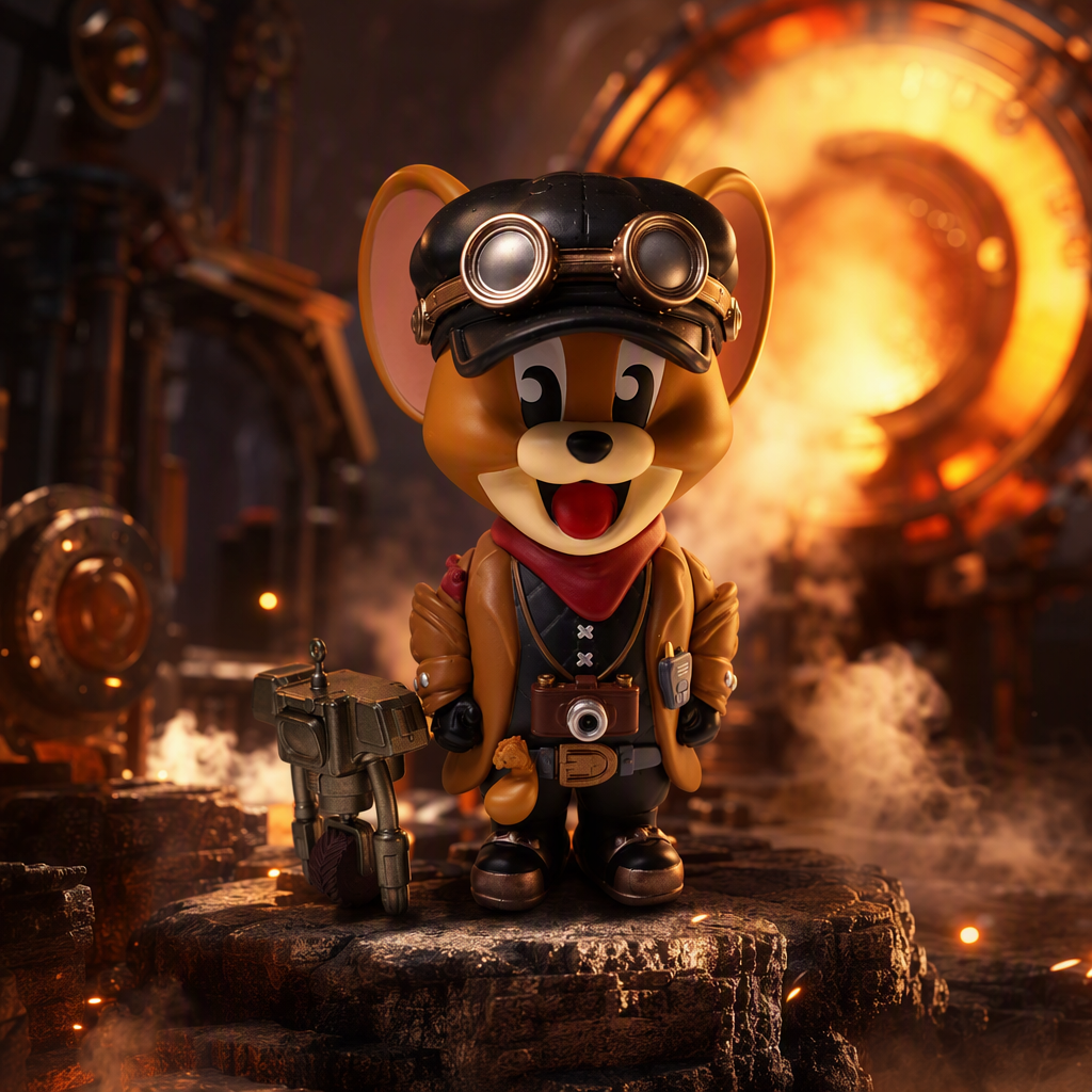 【 Official Authorization 】TOM and JERRY Cheese Planet Adventure Team Figurine -JERRY full image