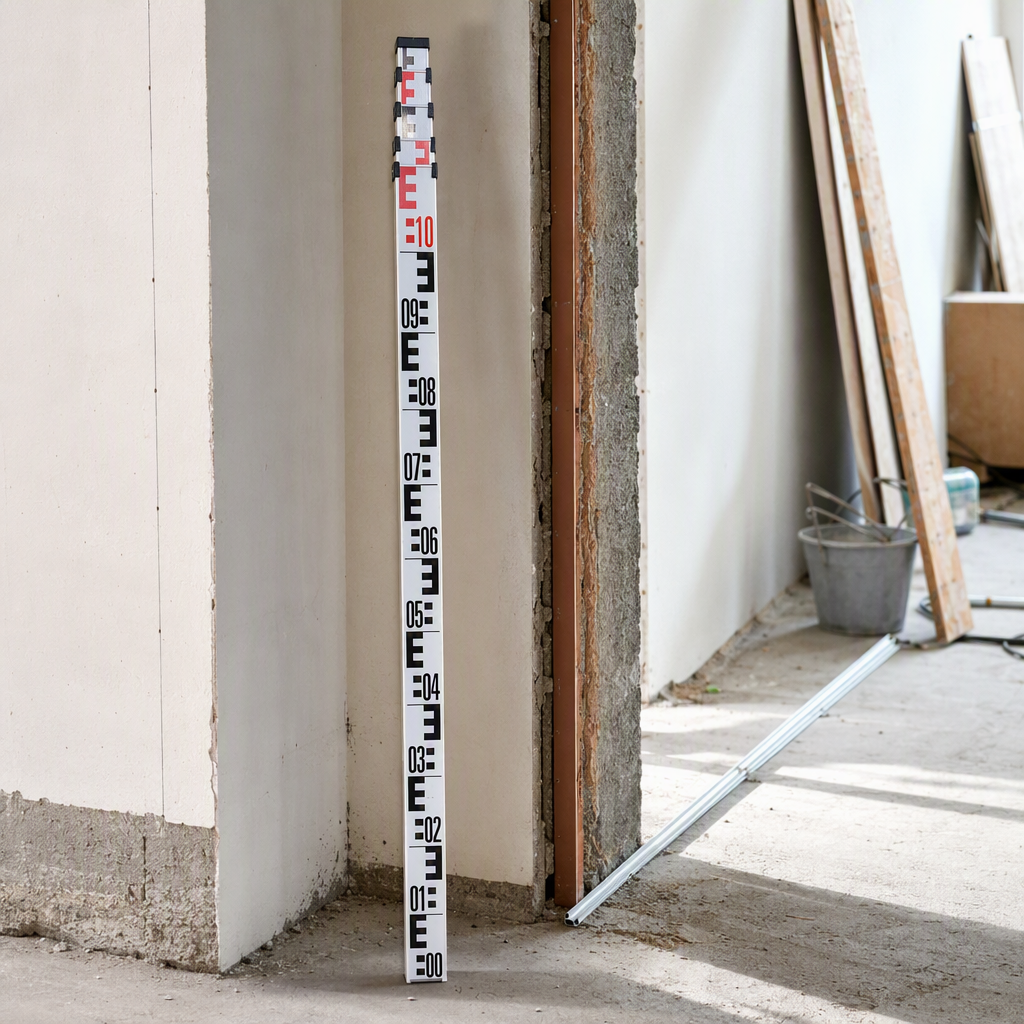 Multi-functional white measuring tools, portable rulers, long and short rulers, office and study supplies details Picture