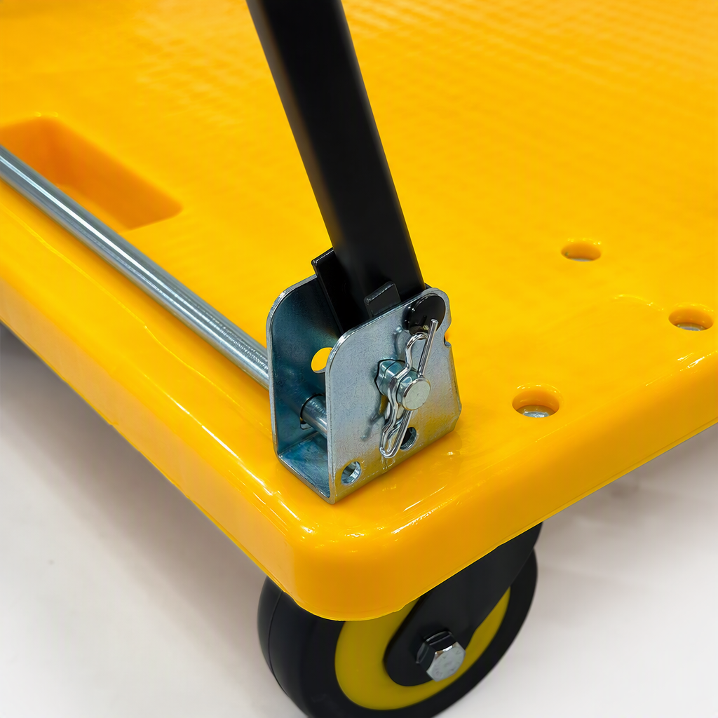 Trolley, portable, lightweight, multi-functional, yellow model with silent wheels Application Scenario