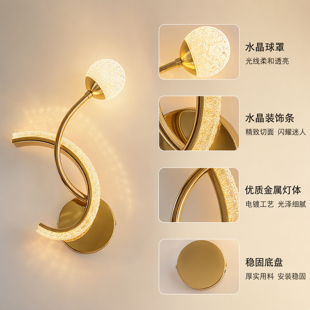 Lámparas decorativas creativas LED ambiente cálido hogar salón dormitorio lámparas decorativas iluminación lámparas boutique