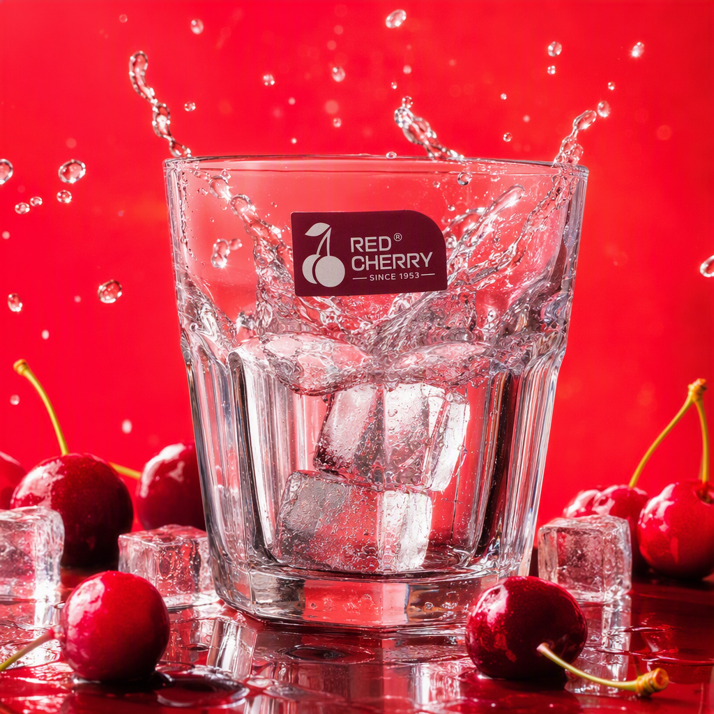 Wholesale red cherry, various styles of daily household glass cups, drinking cups, and small water cups. 163936814 Specification image