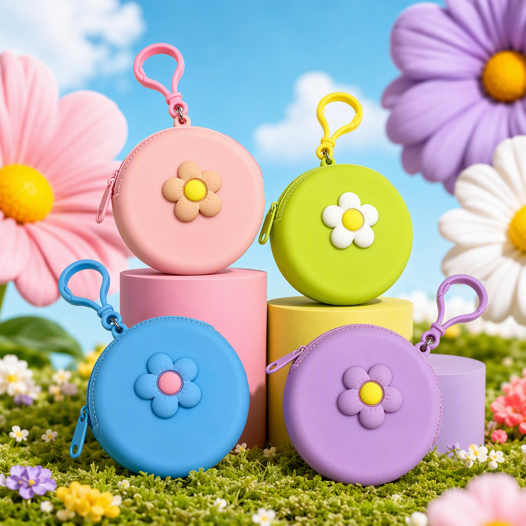 Colorido redondo zero monedero dibujos animados lindo mini bolsa de dinero cero moda portátil bolsa de almacenamiento de cambio para mujeres estilo para hombres estilo de tendencia Specification image
