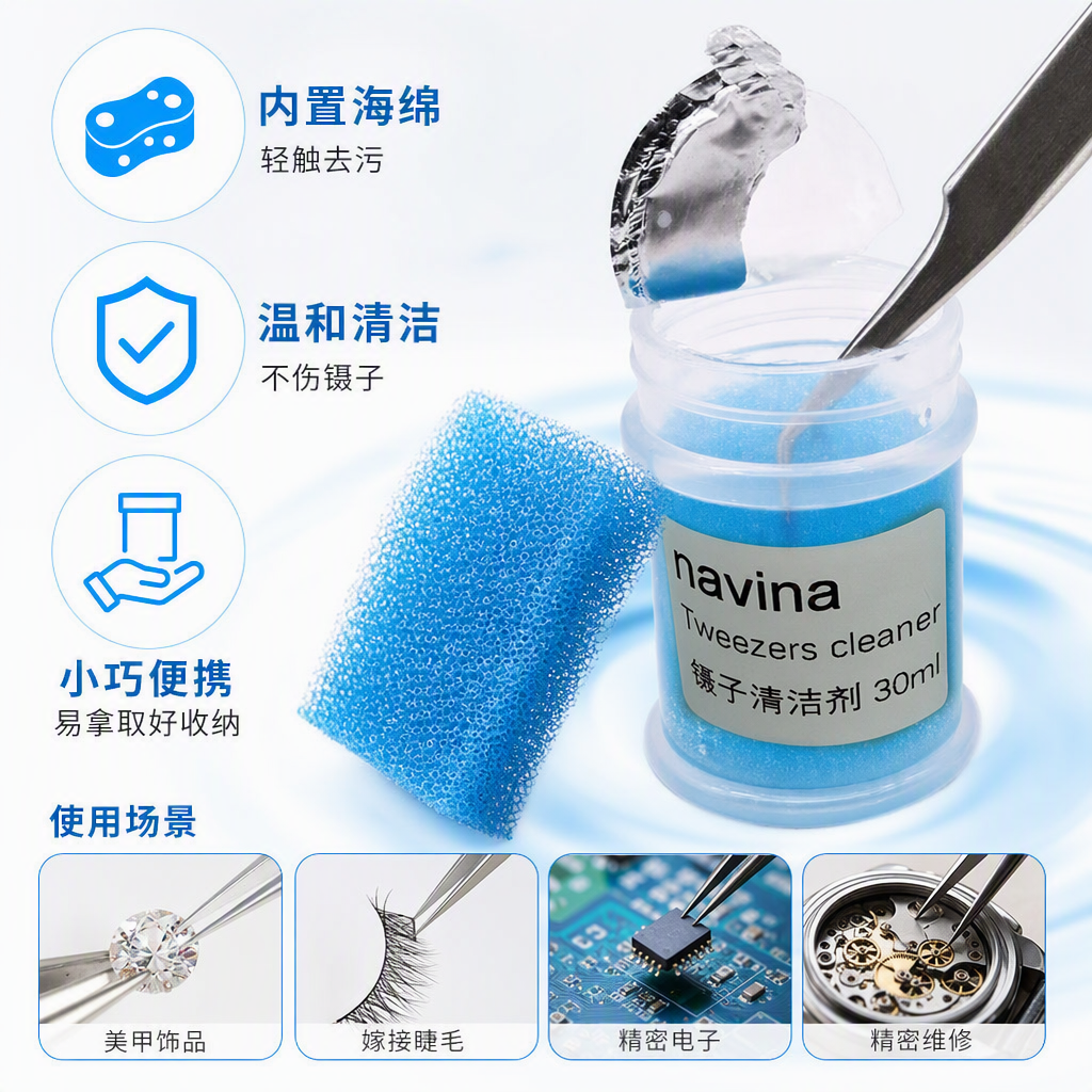 Professional acne, pimple and blackhead clip beauty tool set for removing acne, cleansing and facial care products Application Scenario