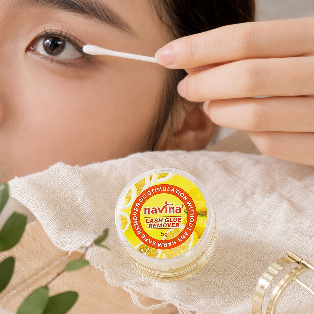 Lemon Fragrance Makeup Remover Cream 5g Fresh fragrance Lemon pattern packaging beauty product details Picture