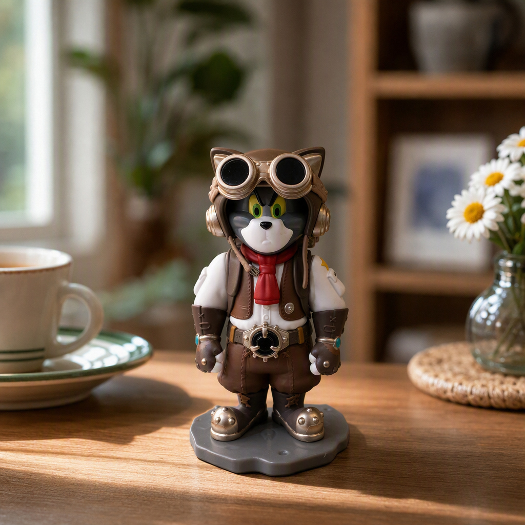 TOM and JERRY Cheese Planet Expedition Figurine -TOM Application Scenario
