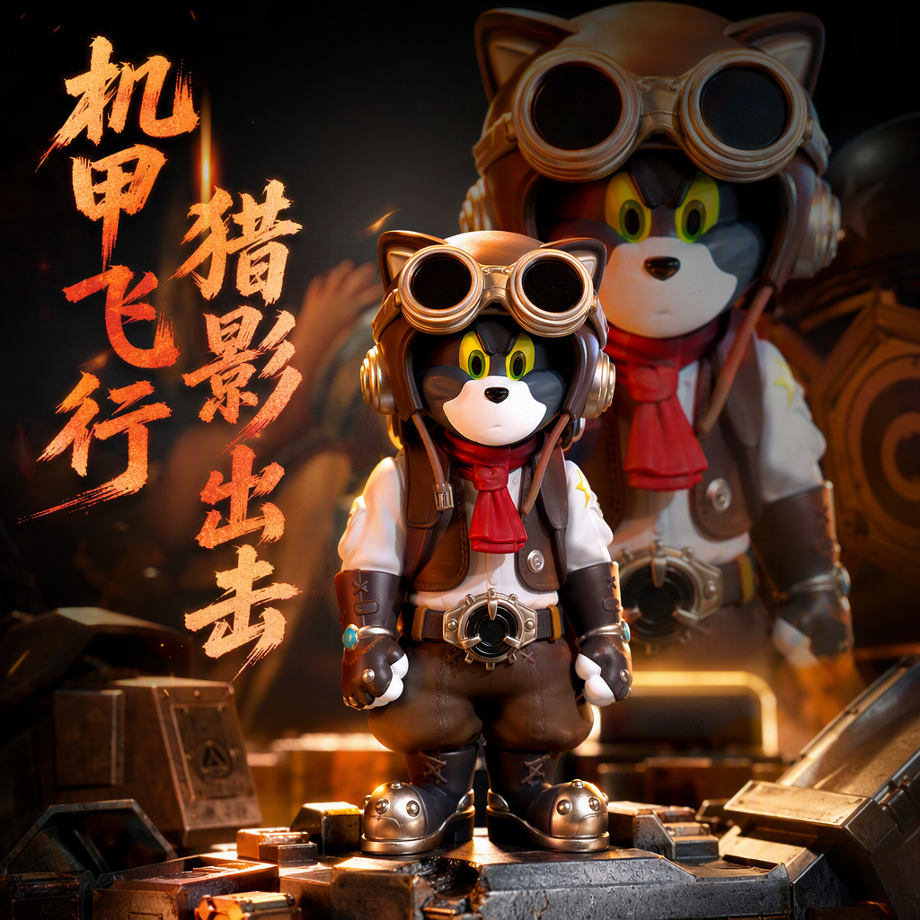 TOM and JERRY Cheese Planet Expedition Figurine -TOM Specification image