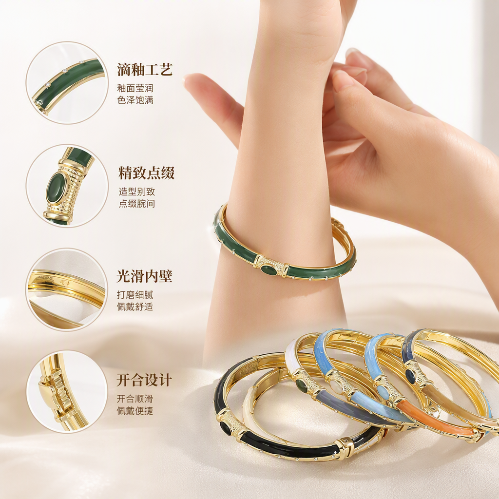 Moda simple metal pulsera mujeres tendencia 100 accesorios pulsera versión coreana personalidad pulsera estudiante pareja estilo details Picture