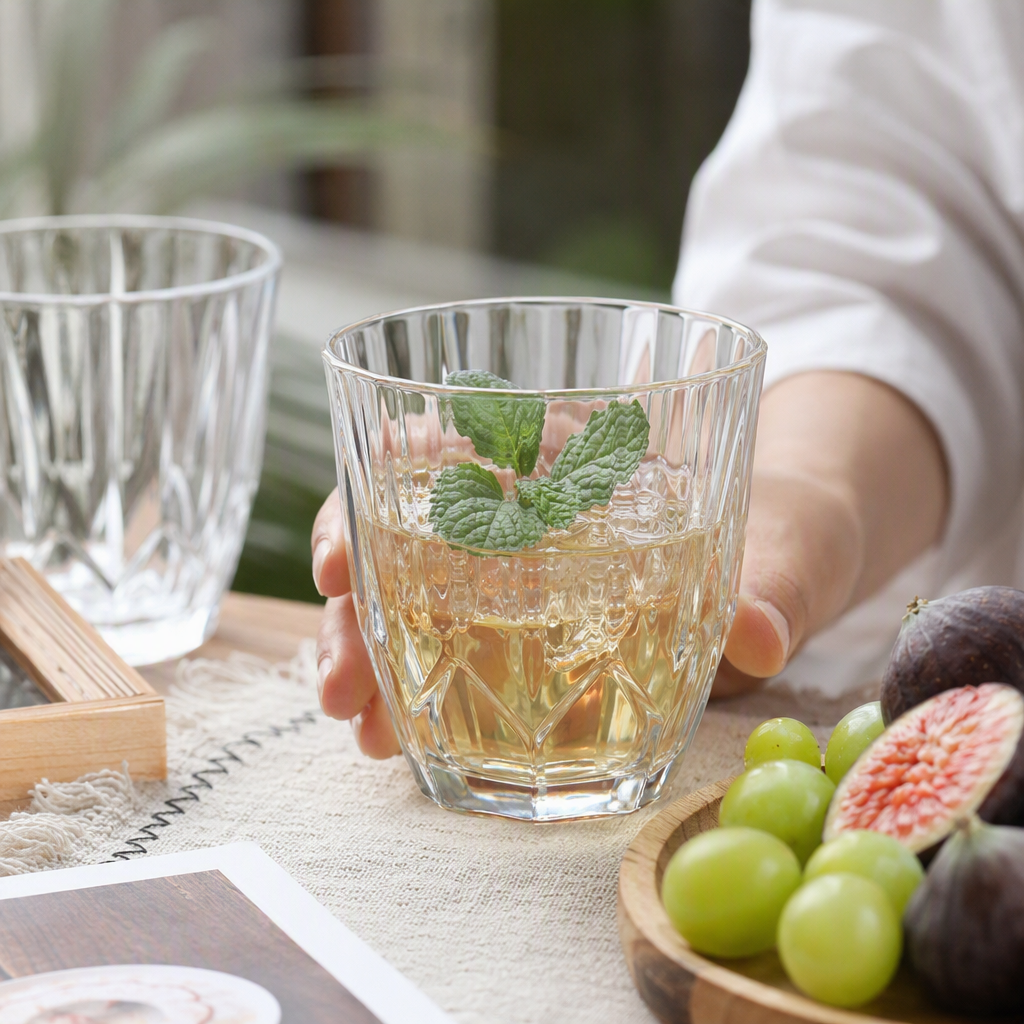 Red Cherry Household glass cups, drinking cups, daily small water cups 160640536 details Picture