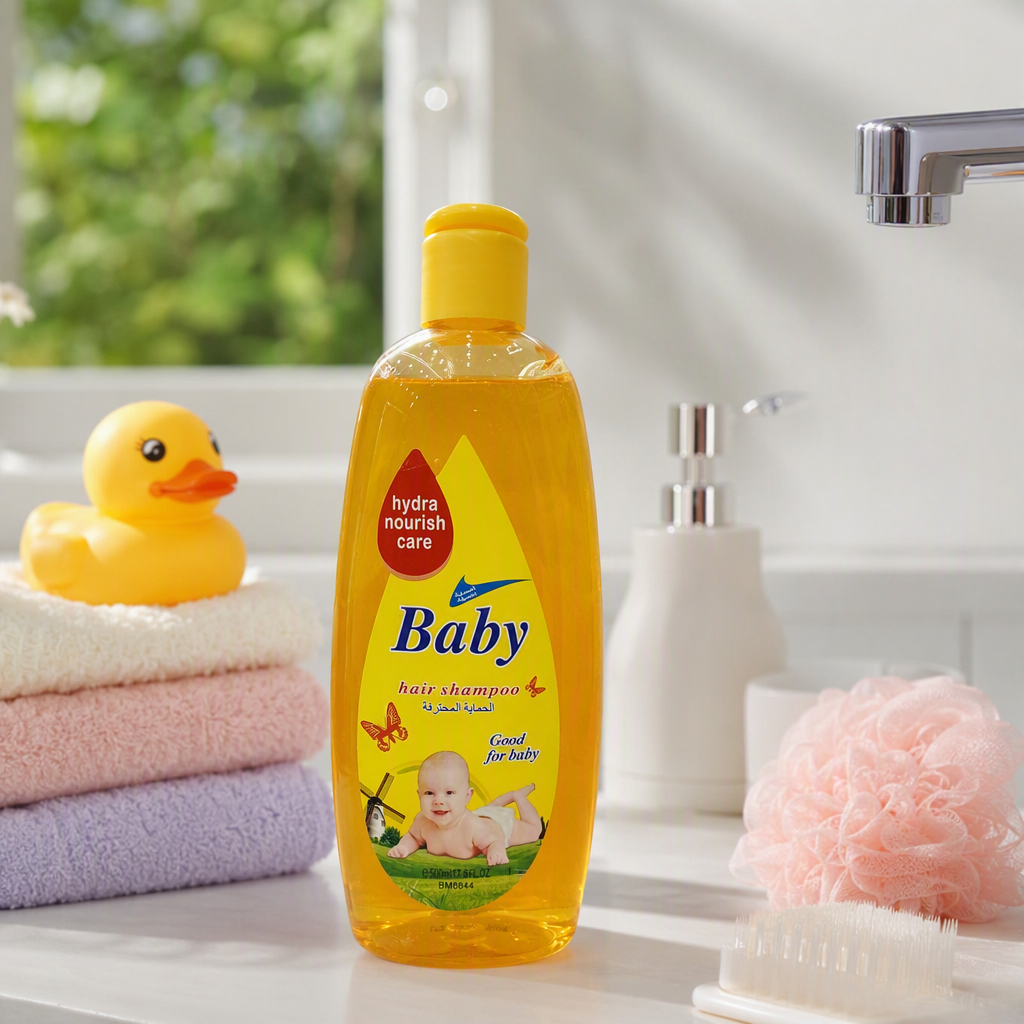Champú bebé natural suave cuidado del cabello del bebé wash care 500ml details Picture