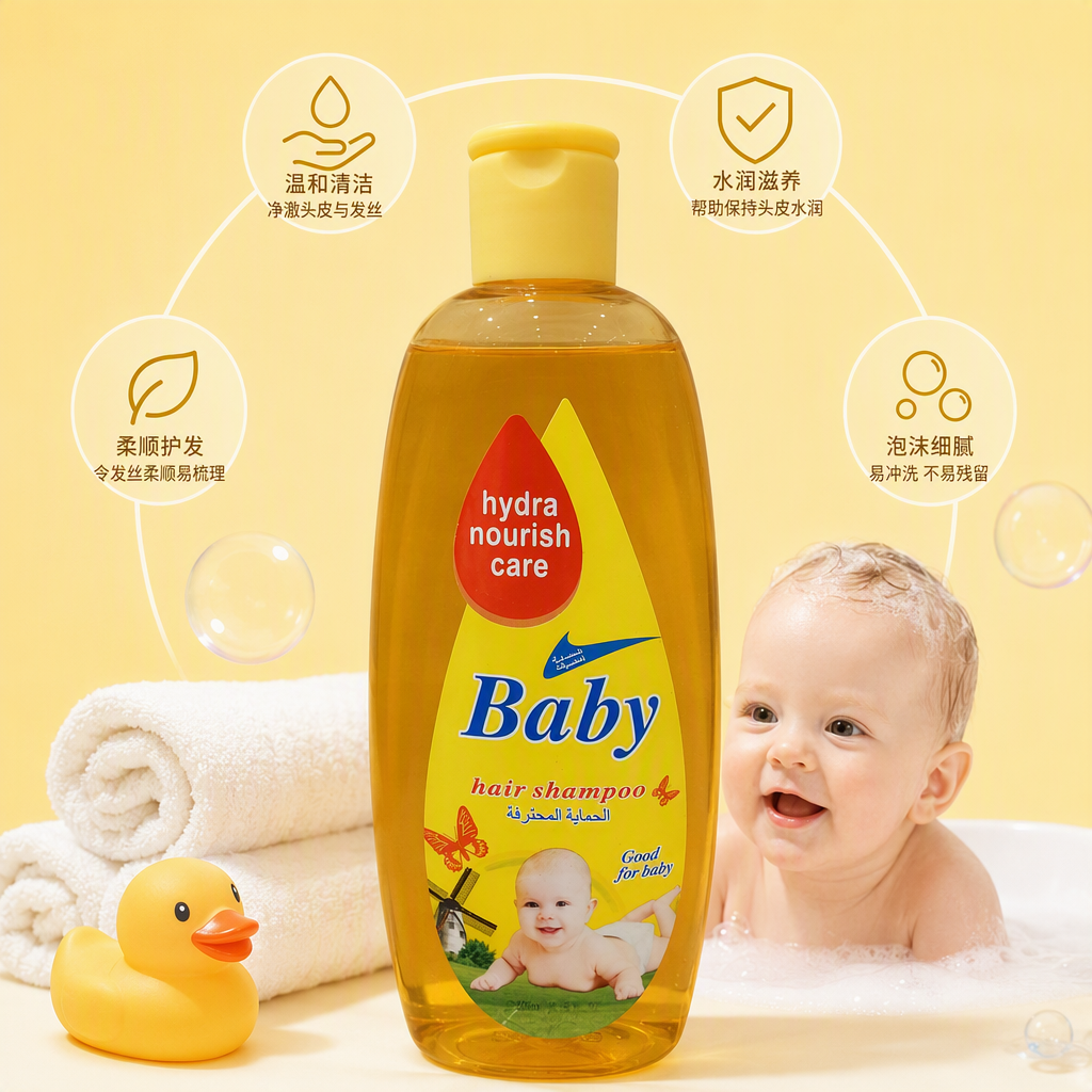 Baby shampoo, Natural, gentle and tear-free hair care 300ml