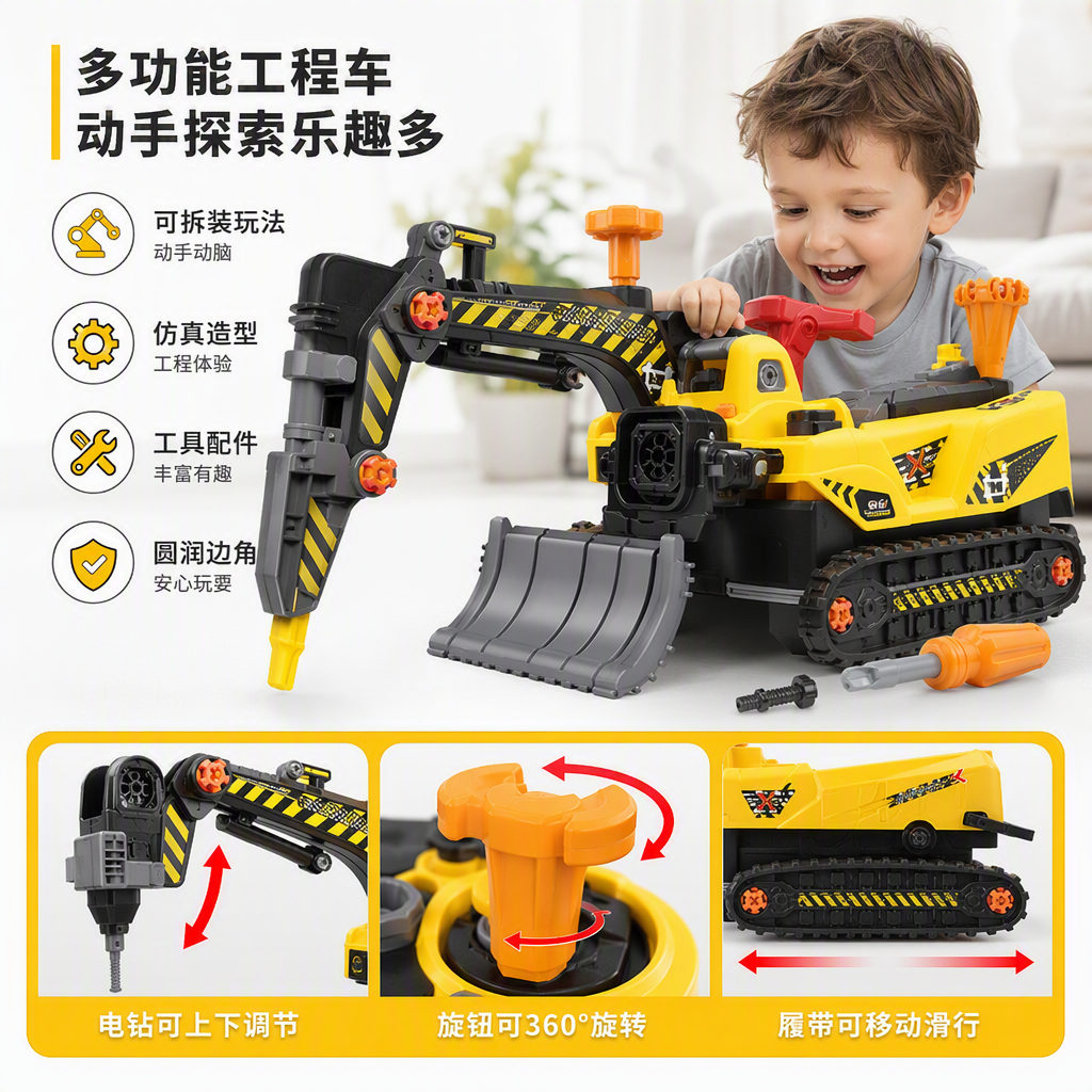 Little ActressDIY Disassembly and assembly engineering vehicle Specification image