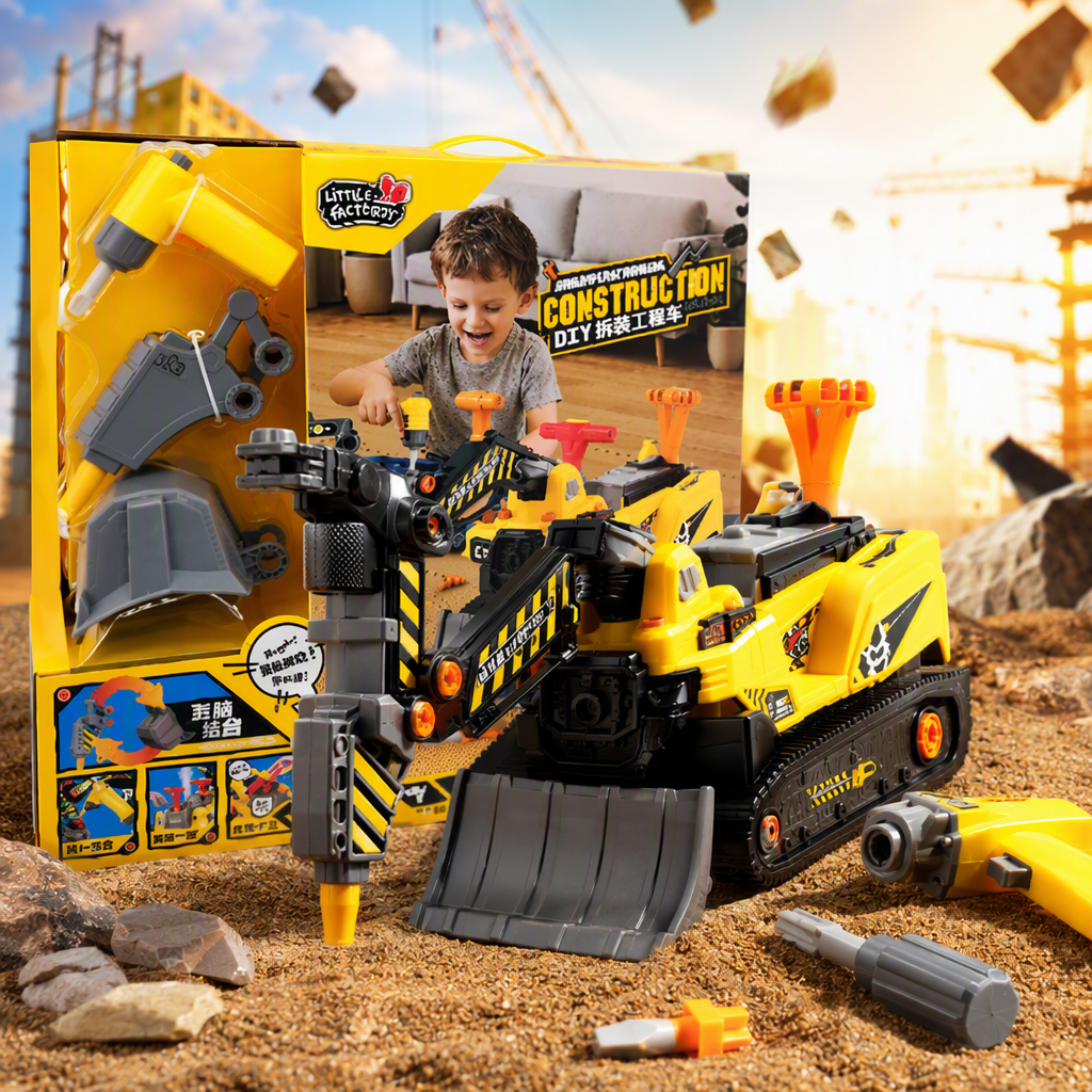Little ActressDIY desmontaje de vehículos de ingeniería