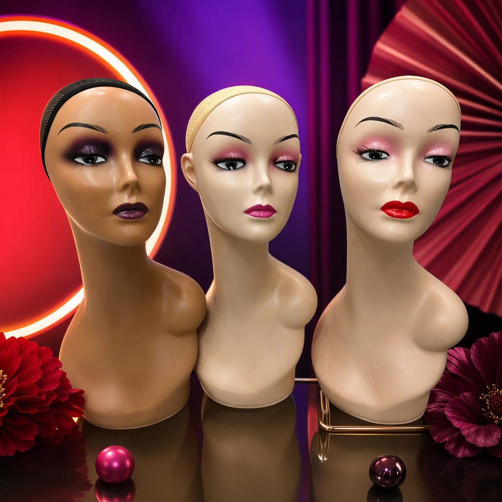 يظهر الشعر المستعار نموذج نموذج نموذج رأس وهمية Specification image