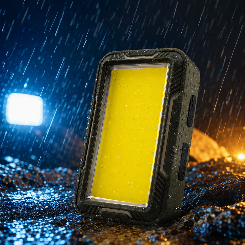 New cross-border multi-functional lightweight camping lamp, outdoor camping home camping lamp, strong magnetic USB charging COB side lamp, waterproof camping lamp