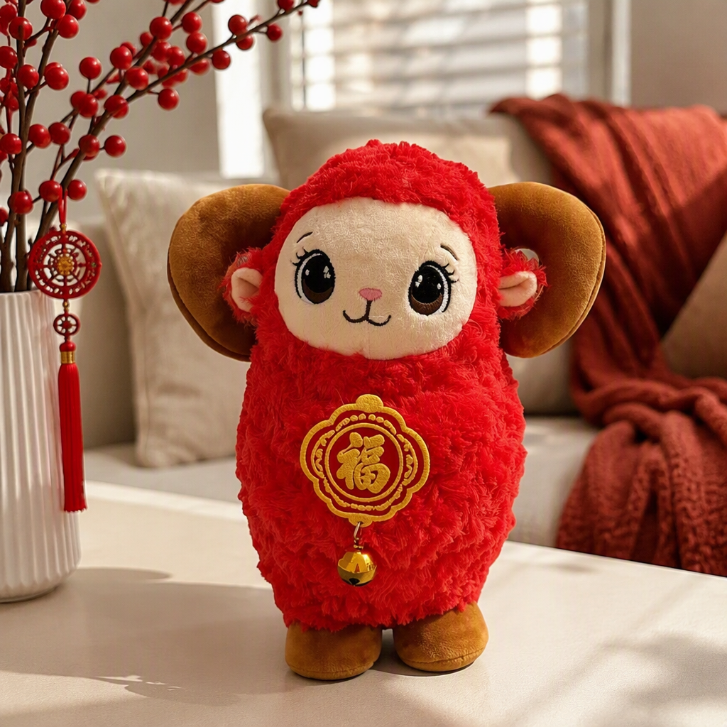 Cute plush dolls, soft and adorable fun plush toys, New Year festival gifts, home decorations details Picture