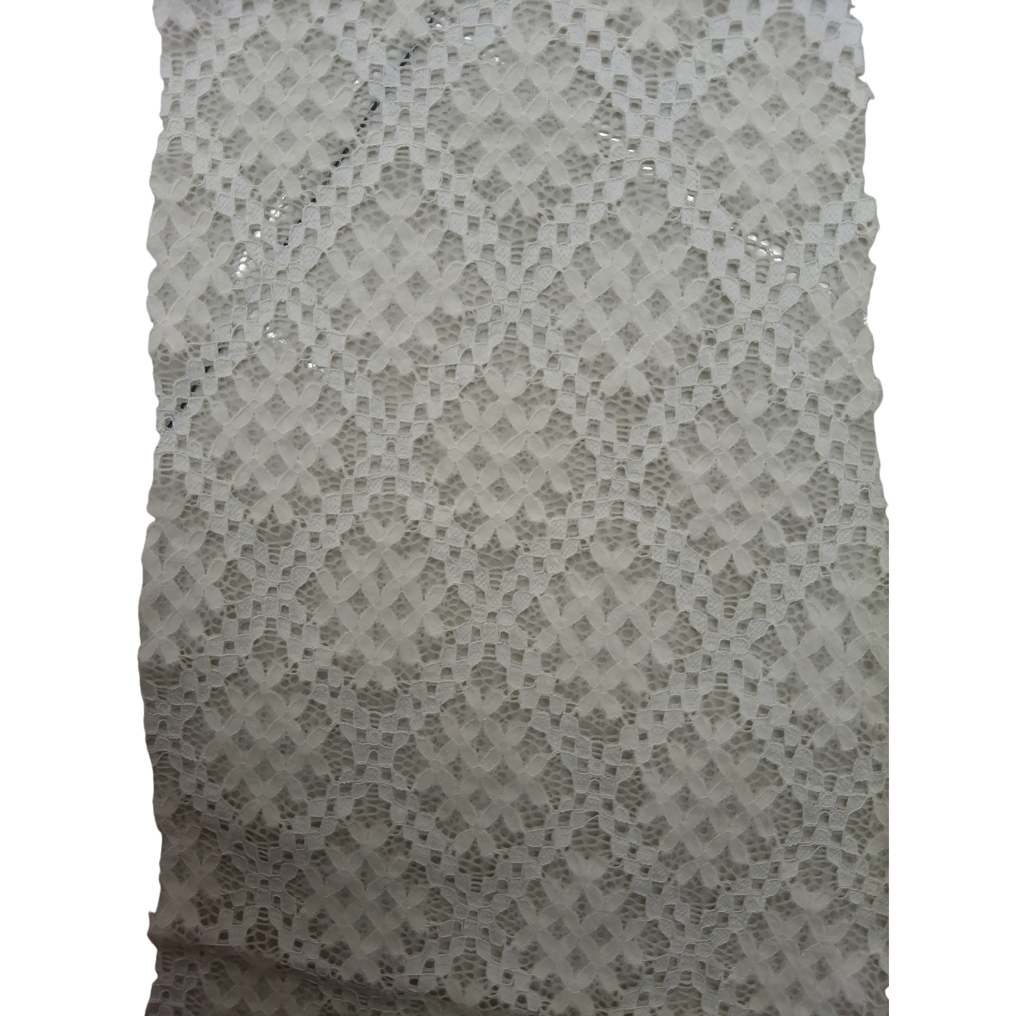 Jinmao grid millet feather yarn, elegant white lace fabric, soft and breathable, suitable for DIY clothing, wedding dresses and handcrafted materials Application Scenario