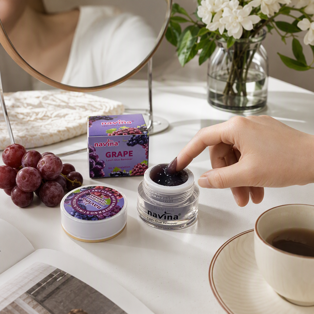 Purple grape-themed Deep Makeup Remover Cream, gentle cleansing, hydrating and nourishing Makeup Remover lotion, Makeup remover cream care products details Picture