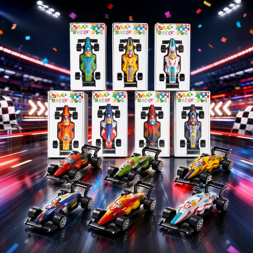 Huili fórmula aleación simulación de carreras modelo F1 niños de hojalata coche stand de tierra juguetes de fuente Specification image