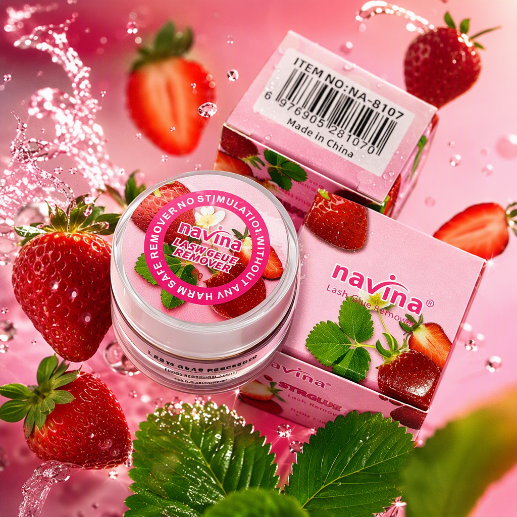 The strawberry-scented pink makeup remover cream is gentle, deeply cleansing, moisturizing and nourishing. It is suitable for facial, eye and lip makeup removal products Specification image