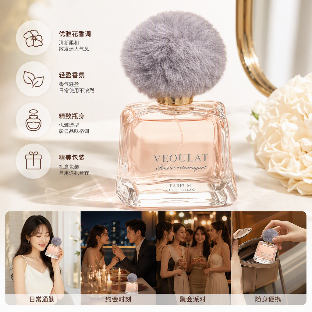 Fresh and soft, with a long-lasting fragrance, it comes in a gift box packaging