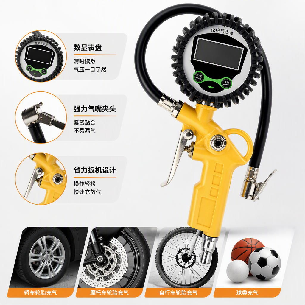 The multi-functional pneumatic tool accessory set is suitable for maintenance, repair, grinding and polishing. It is a complete set of pneumatic tool accessories Item Picture