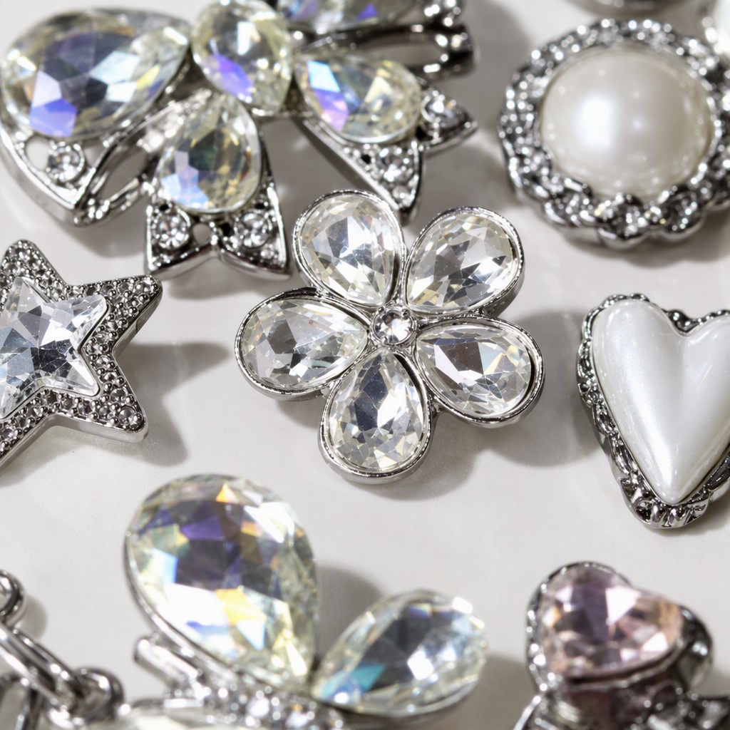 Sparkling crystal jewelry, fashionable and versatile. Sparkling crystal necklaces, bracelets, stud earrings, women's hair accessories, gifts Application Scenario