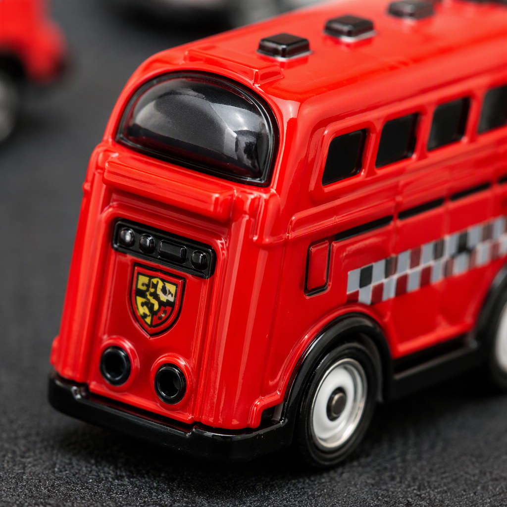 Alloy huangli bus simulator bus model chicos niños stand de tierra fuente regalo caja de hierro juguete del coche Application Scenario