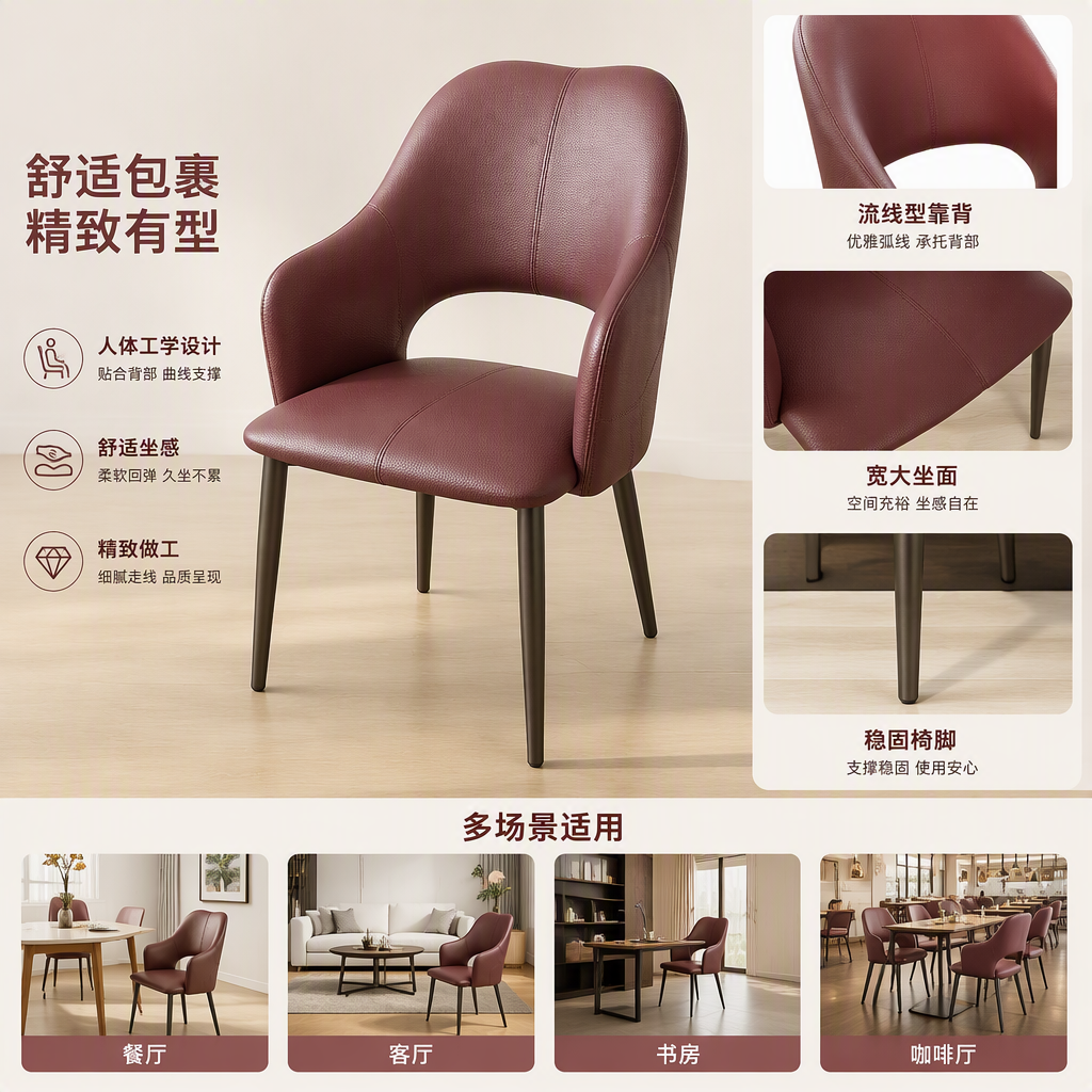 Silla de oficina multifuncional silla de computadora ergonómica muebles de oficina asientos de oficina comerciales cómodos y duraderos details Picture