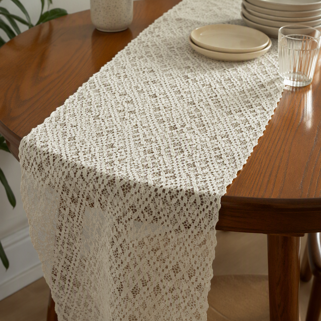 Jinmao grid millet feather yarn, elegant white lace fabric, soft and breathable, suitable for DIY clothing, wedding dresses and handcrafted materials details Picture