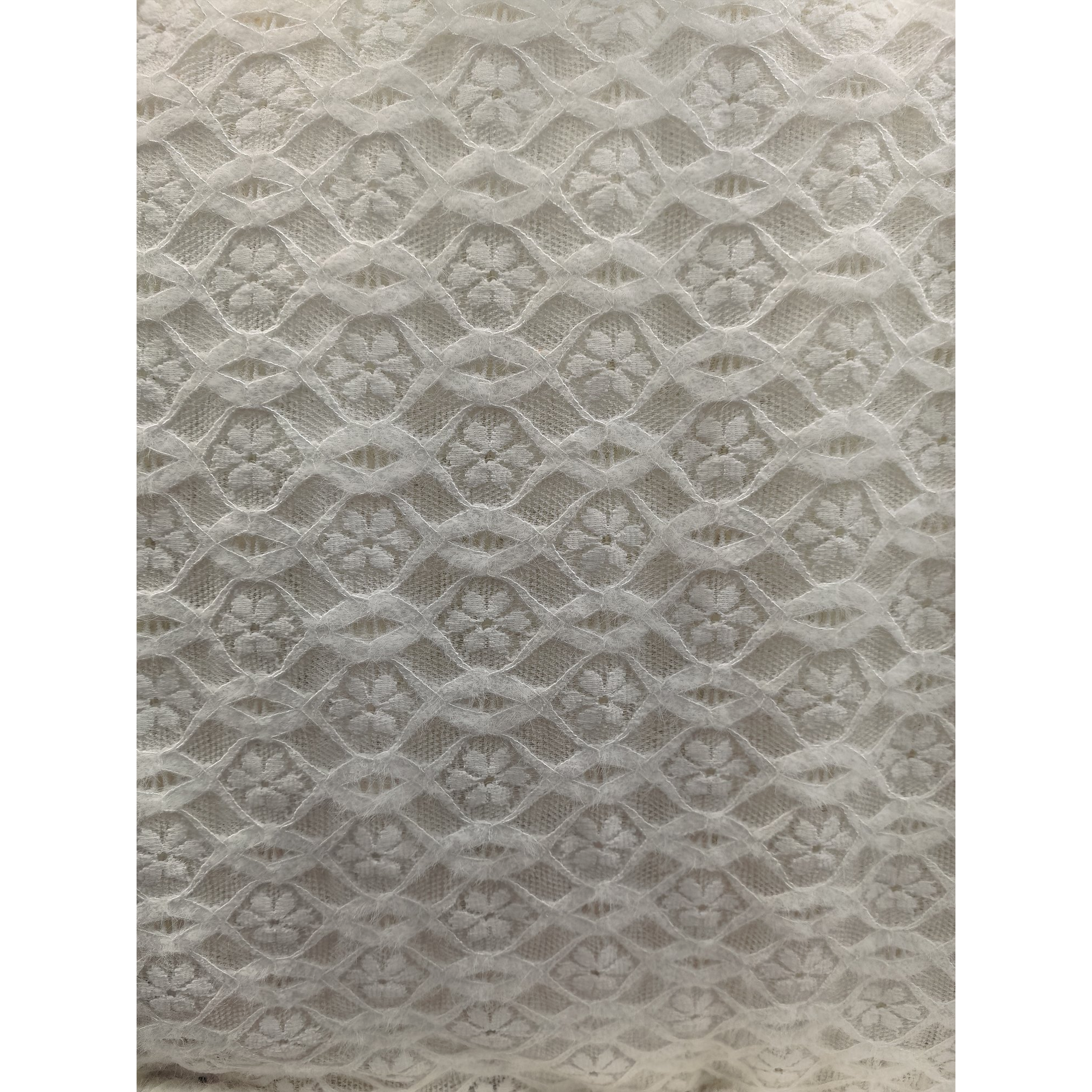Snowflake feather yarn, elegant white lace fabric, soft and breathable wedding dress and clothing decoration material, DIY handcrafted fabric Item Picture