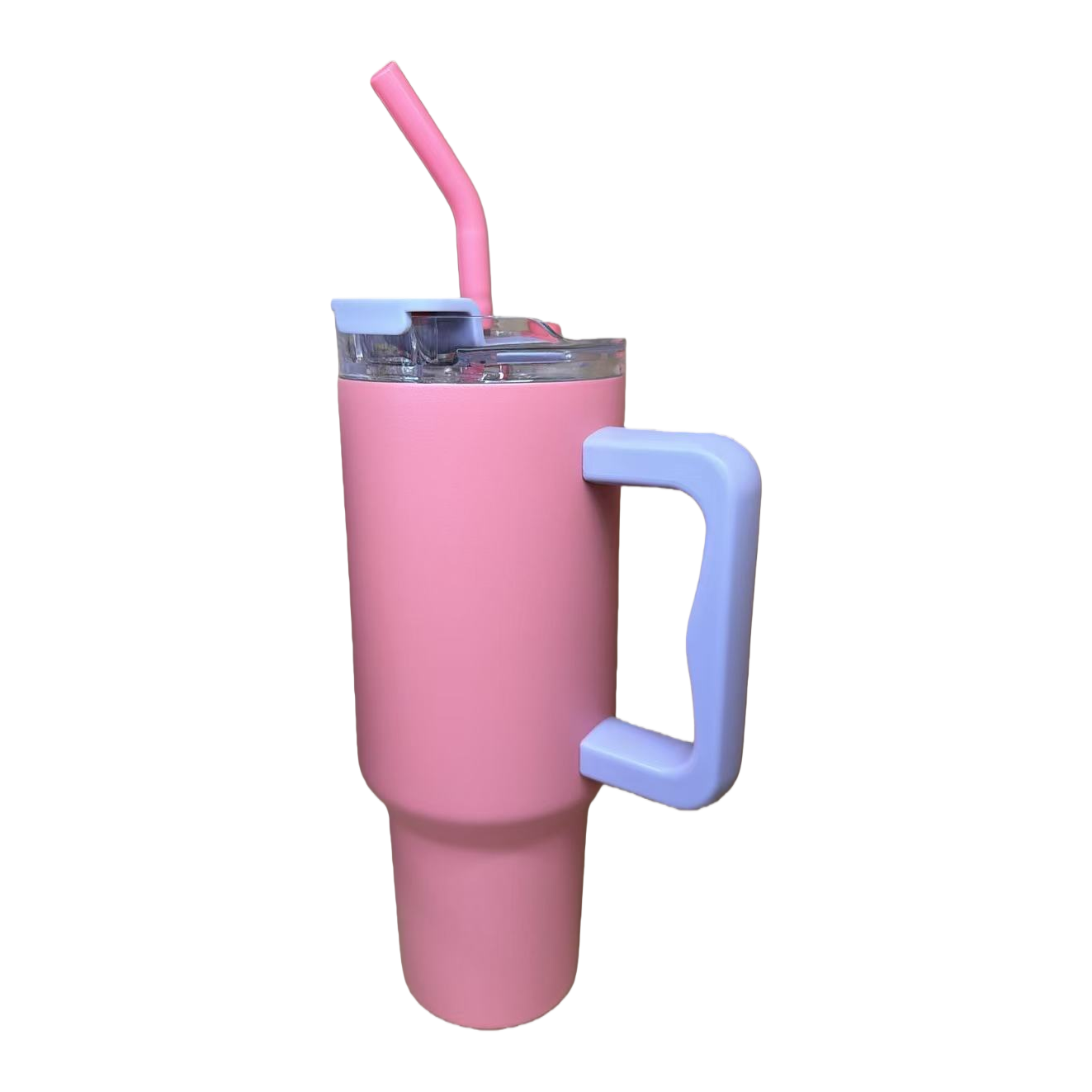 كأس ساخن وردي مزود بمقبض أرجواني مزود بهدايا مبتكرة من طلاب كأس ماء ساخن ساخن Item Picture