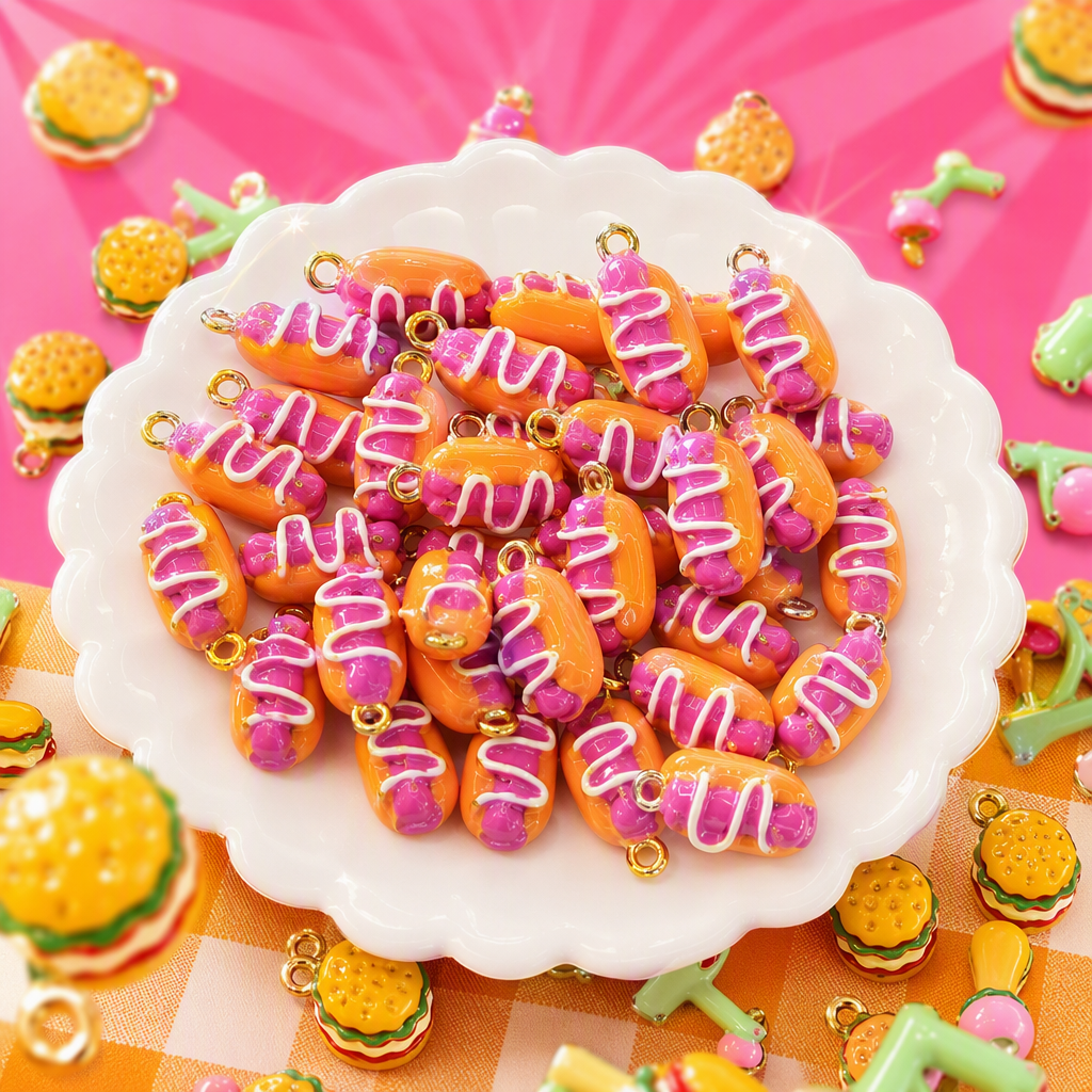 Creative and colorful dessert pendants, fashionable and individual hanging decorations, sweet and cute girl accessories, gifts and giveaways Specification image