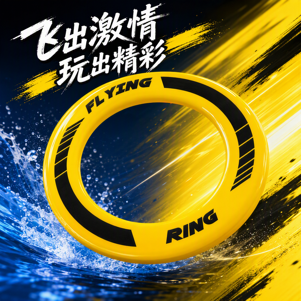 Flying rings, frisbee toys, circular throwing interactive toys, street stalls, outdoor leisure and fun sports toys