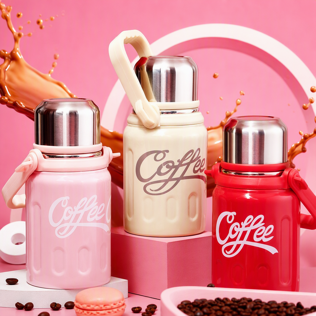 Moda rosa beige rojo conjunto de tazas de café creativo simple coffee set home office esencial Specification image