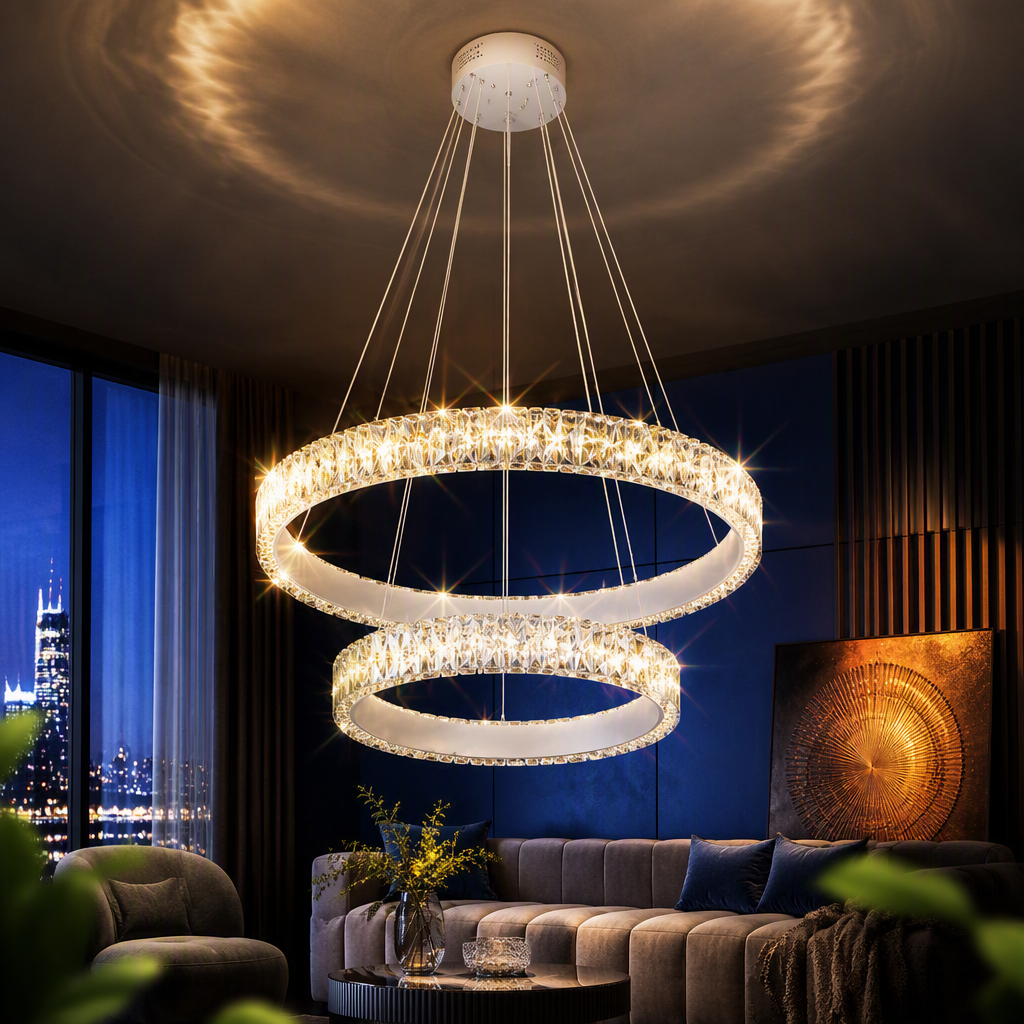 Modern and simple household chandeliers, creative lighting fixtures for living rooms, dining rooms and bedrooms, energy-saving LED lighting fixtures Item Picture